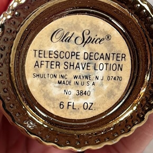 Vintage Retro Old Spice After Shave Lotion Telescope Decanter - Picture 2 of 6
